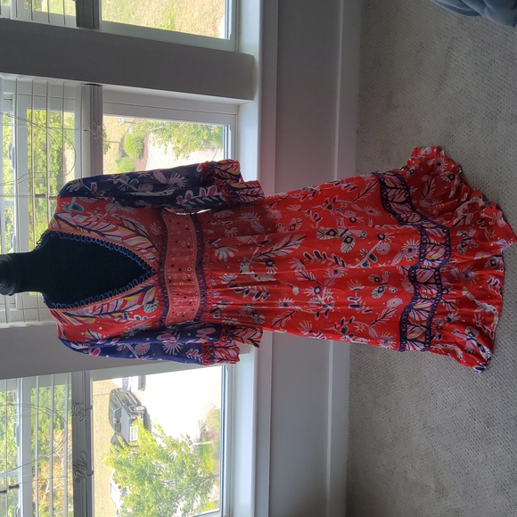 CeliaB Jules Midi Dress In Red - Picture 8 of 16